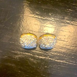 Kate Spade faux multi diamond earrings!